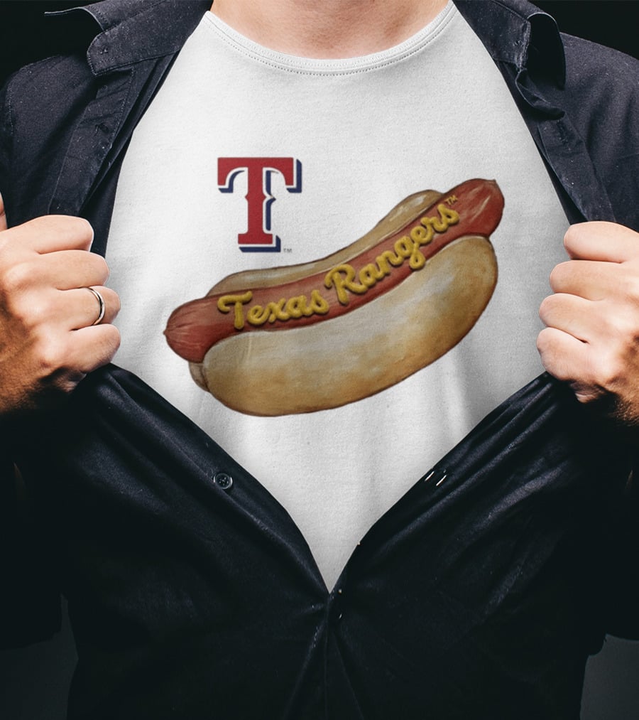 Texas Rangers Hot Dog MLB 2026 Season Team T T-Shirt