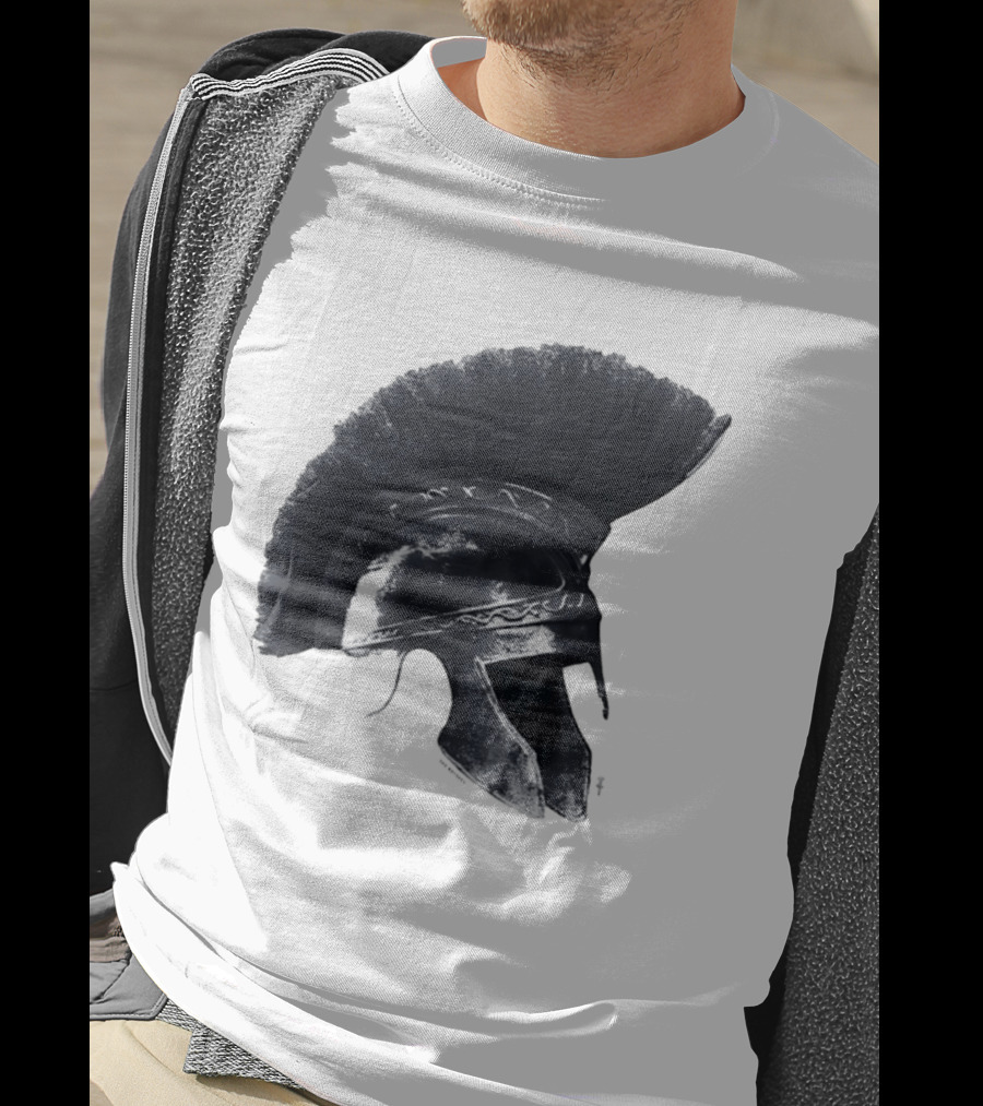 Travis Scott Odyssey Greek Soldier Helmet T-Shirt