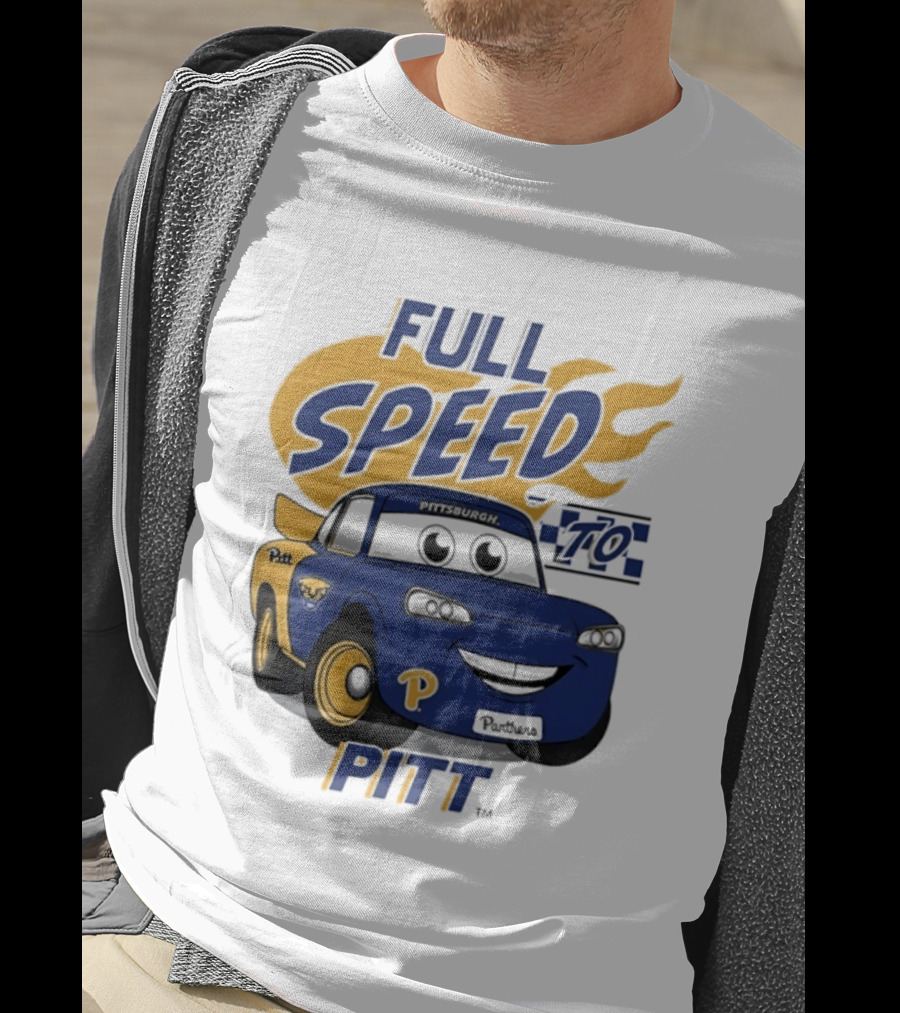 Pitt Panthers Full Speed To Pitt Racing Theme Vive La Fete T-Shirt
