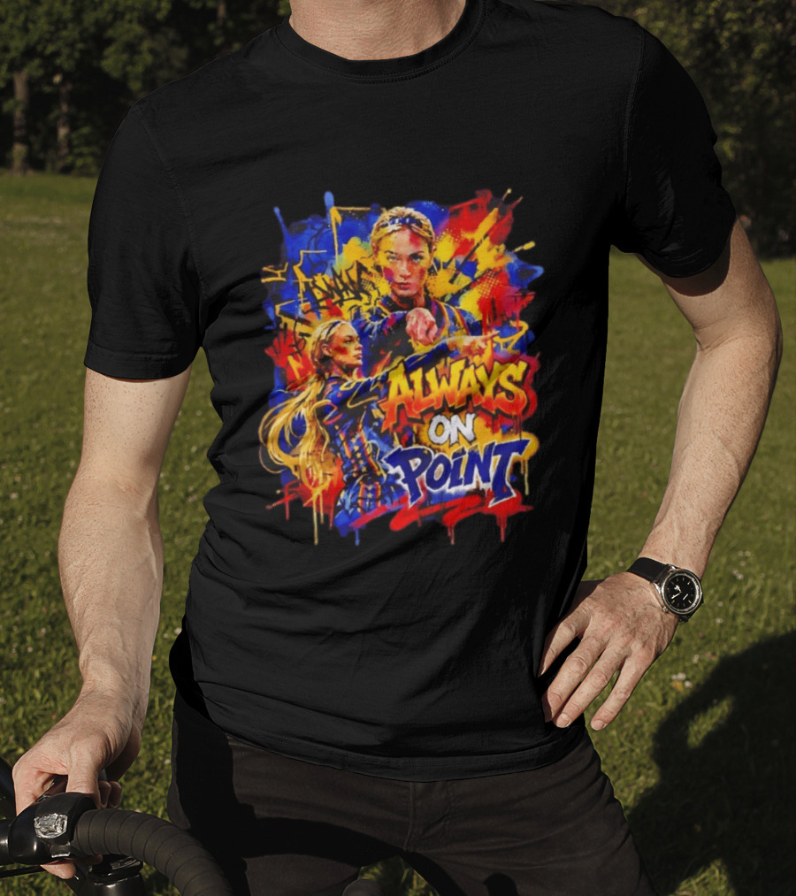 Sophie Cunningham Always On Point Indiana Fever Bold Graffiti T-Shirt