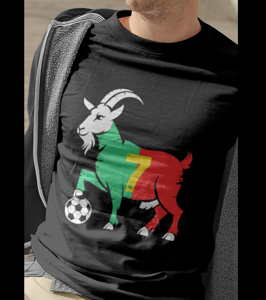 Cristiano Ronaldo GOAT 7 Portugal Soccer T-Shirt