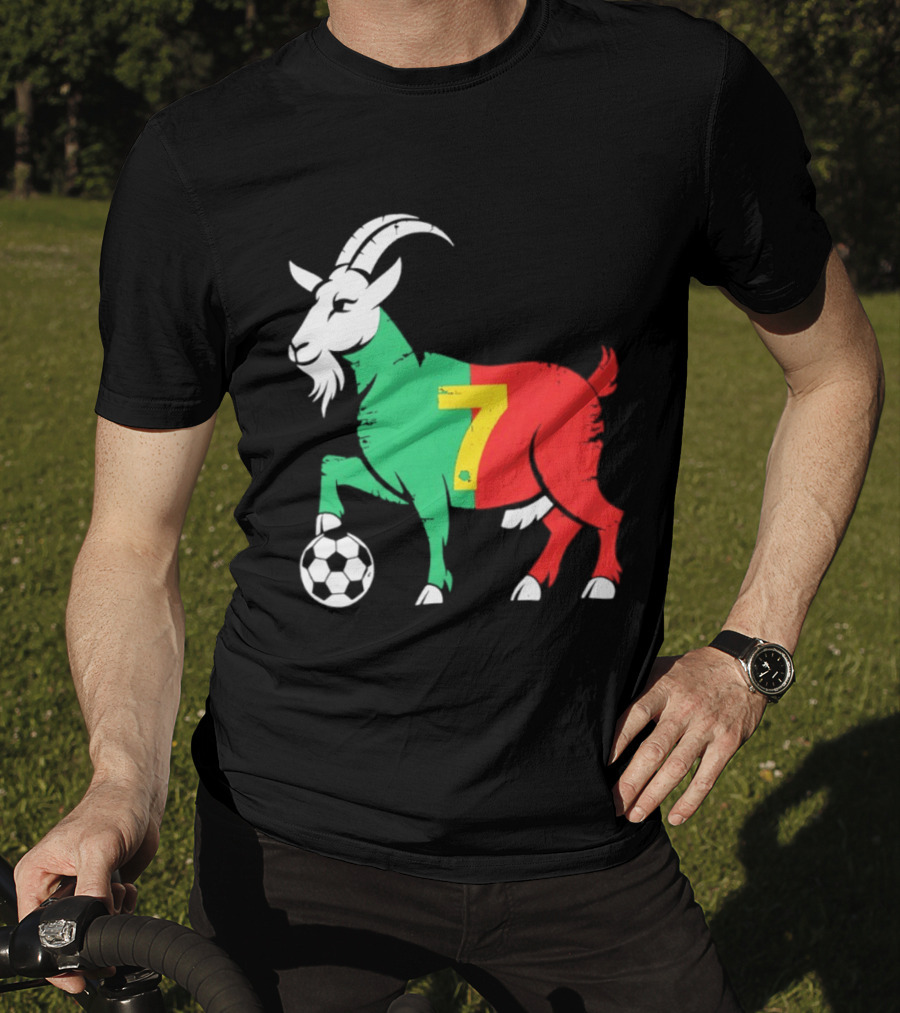Cristiano Ronaldo GOAT 7 Portugal Soccer T-Shirt