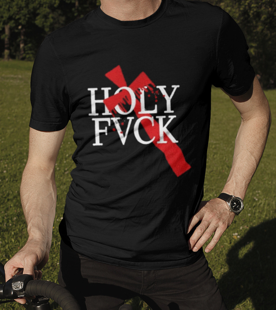 Demi Lovato Holy Fvck Bleeding Cross T-Shirt