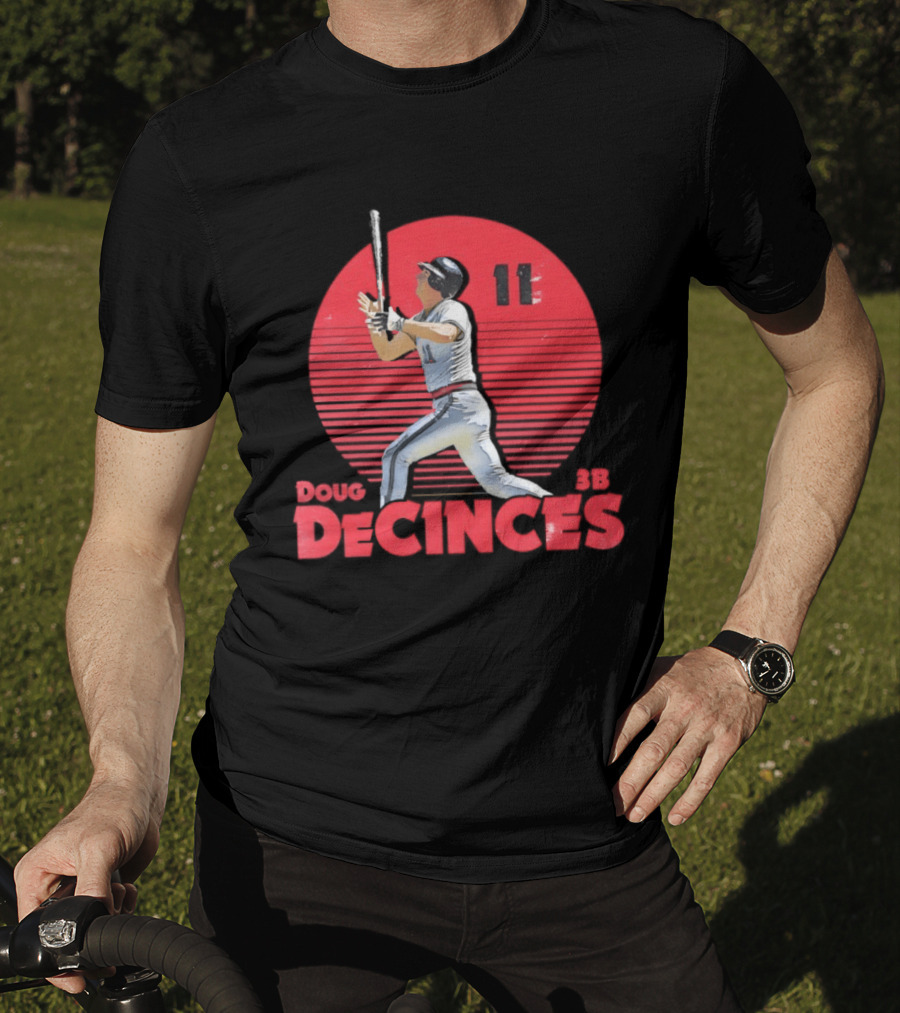 Doug DeCinces 11 California Angels Baseball Legend Player Number T-Shirt