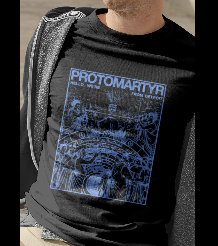Protomartyr Nuns Scene Hello We're From Detroit T-Shirt