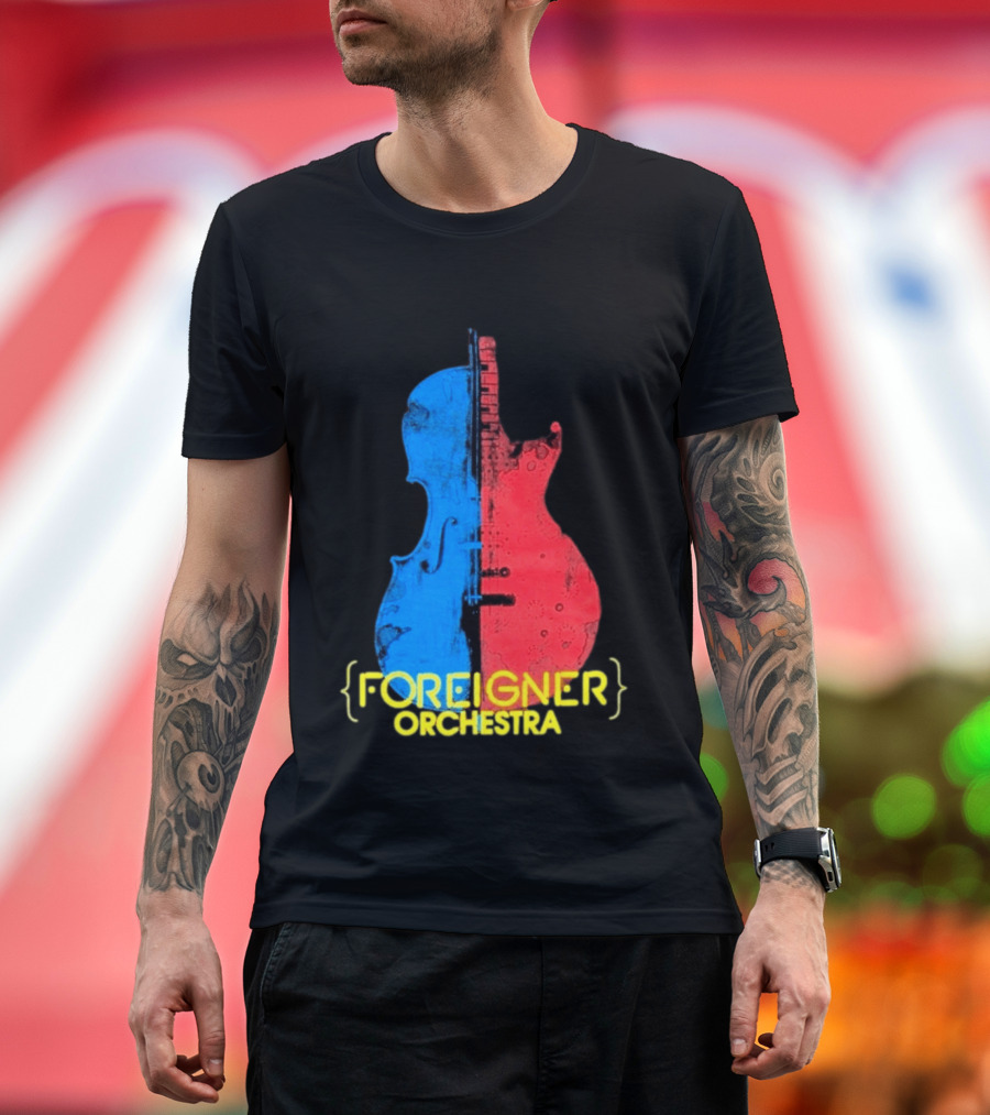 Foreigner Orchestra Violin Guitar Fusion T-Shirt