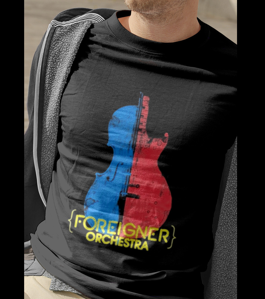 Foreigner Orchestra Violin Guitar Fusion T-Shirt