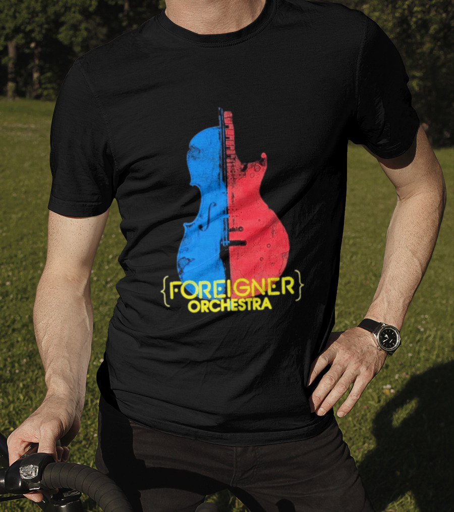 Foreigner Orchestra Violin Guitar Fusion T-Shirt
