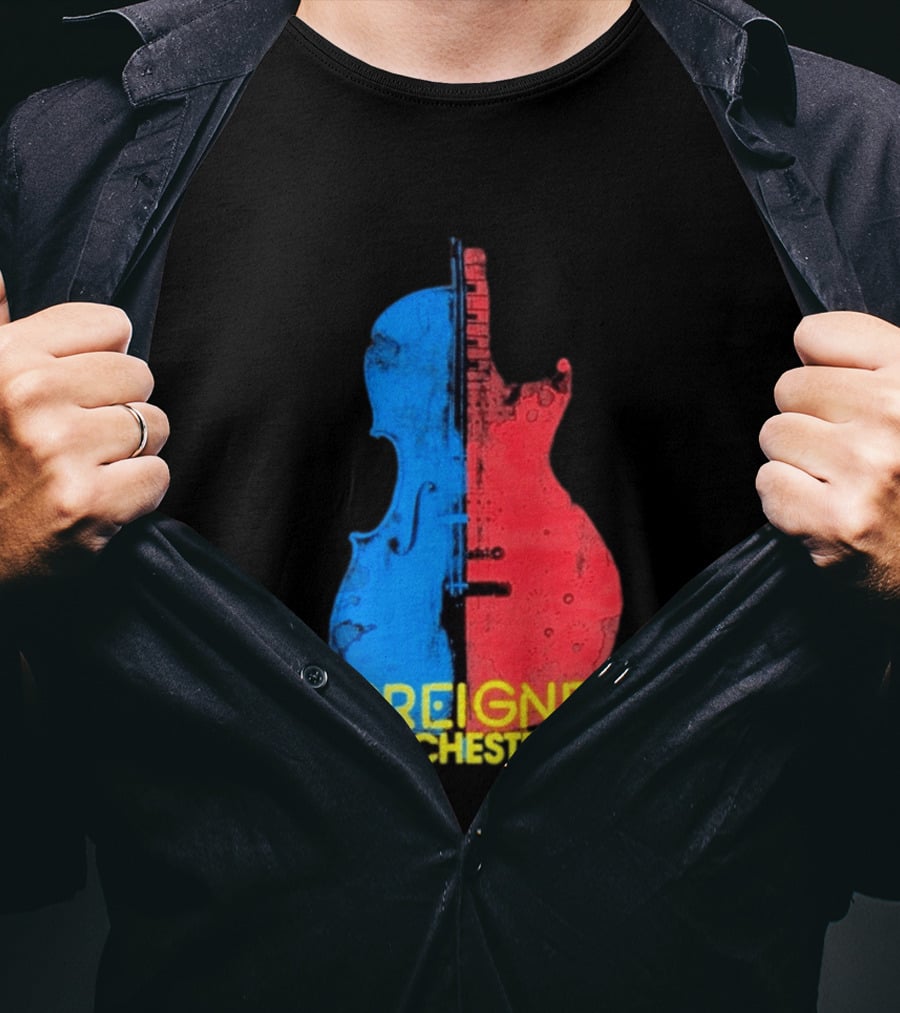 Foreigner Orchestra Violin Guitar Fusion T-Shirt