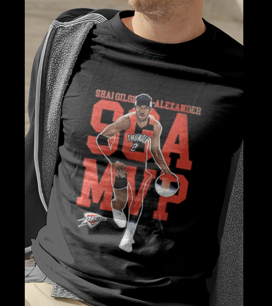 Shai Gilgeous Alexander SGA MVP Basketball Champion 2025 T-Shirt
