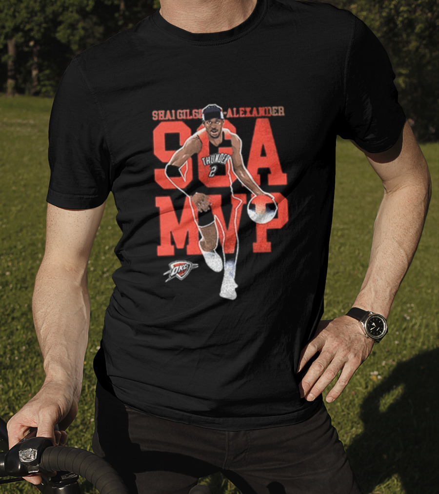 Shai Gilgeous Alexander SGA MVP Basketball Champion 2025 T-Shirt