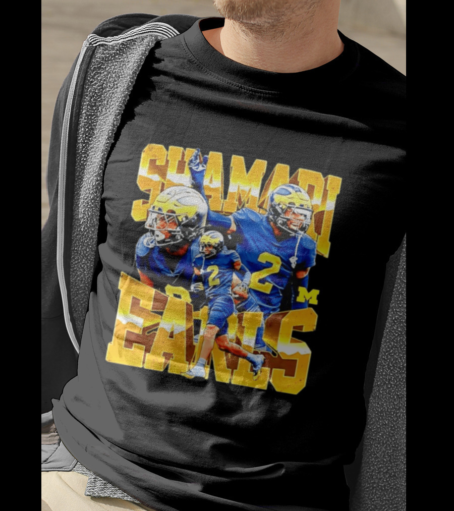 Shamari Earls 2 Michigan Wolverines NCAA Football Player Sports Fan Gear T-Shirt