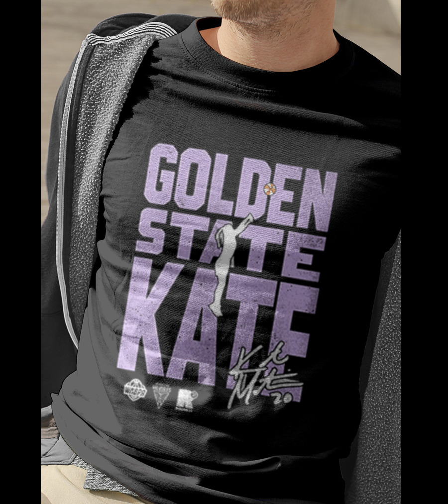 Golden State Kate Basketball Silhouette Player T-Shirt