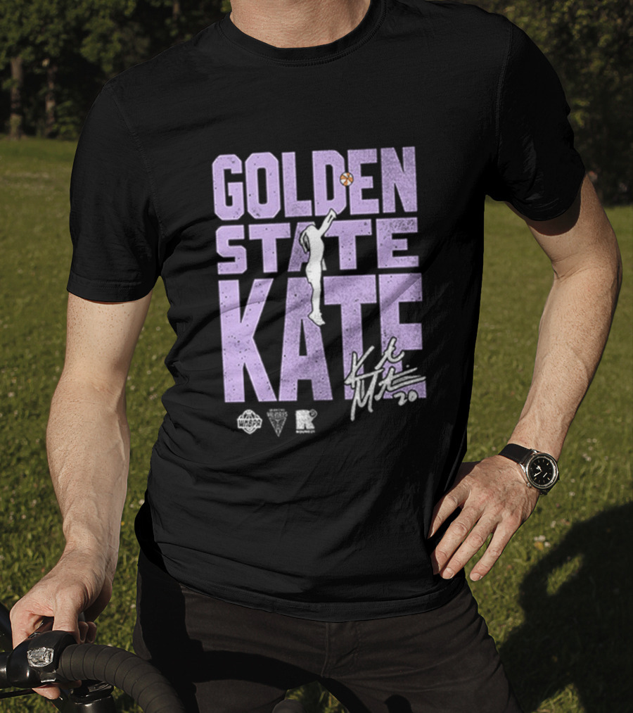 Golden State Kate Basketball Silhouette Player T-Shirt