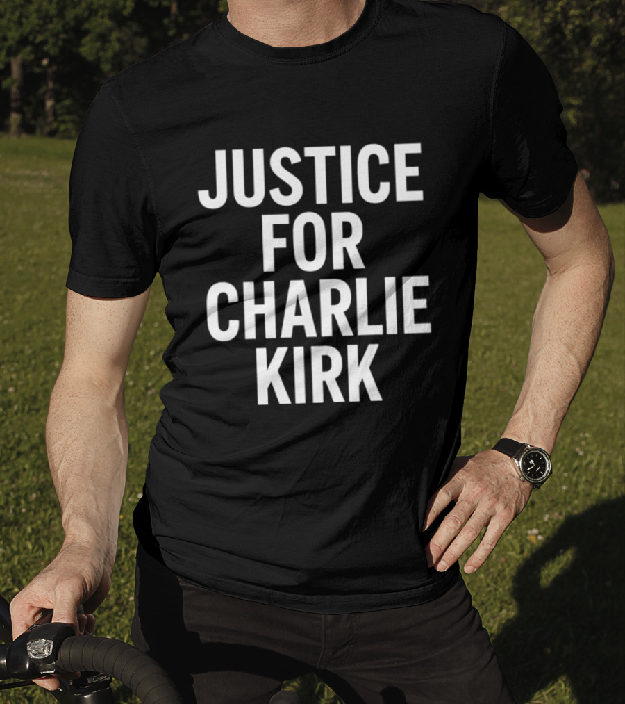 Justice For Charlie Kirk Tyler Robinson Shot 2 Sided T-Shirt