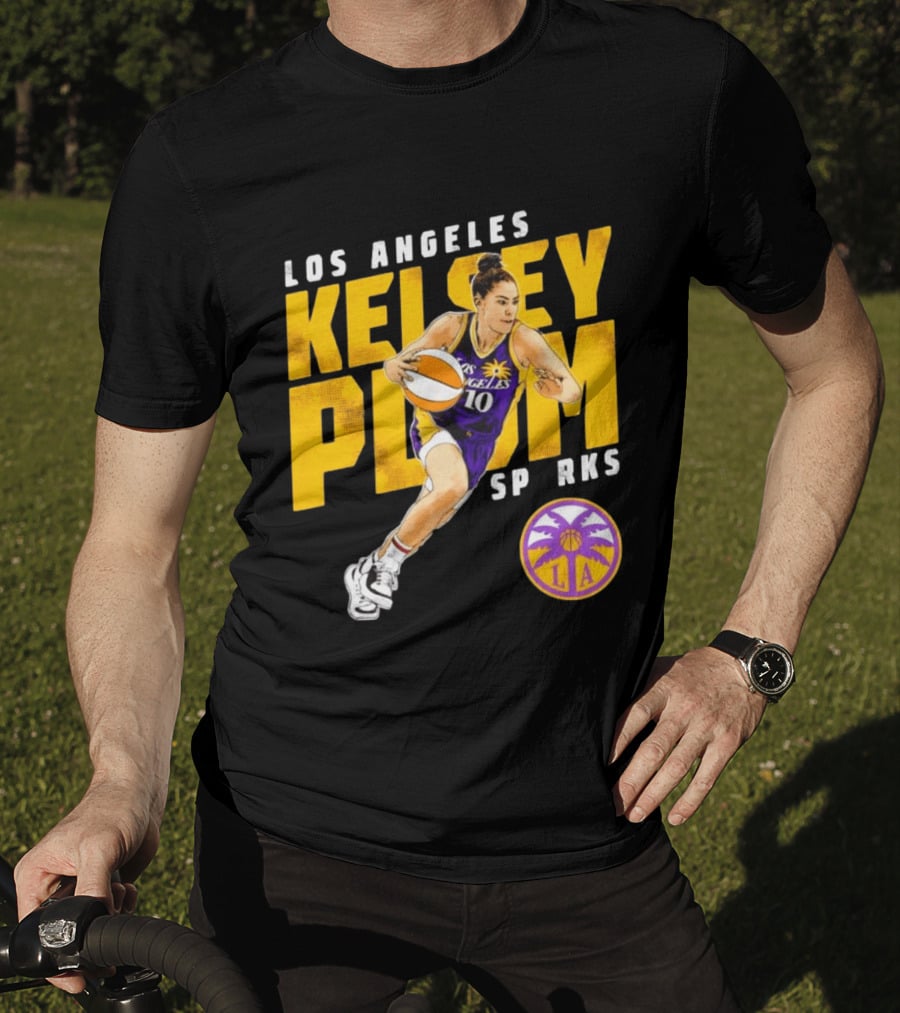 Los Angeles Kelsey Plum Sparks SP RKS 10 Basketball Player T-Shirt