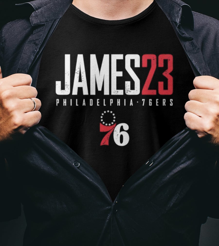 LeBron James 23 Philadelphia 76ers 2026 T-Shirt