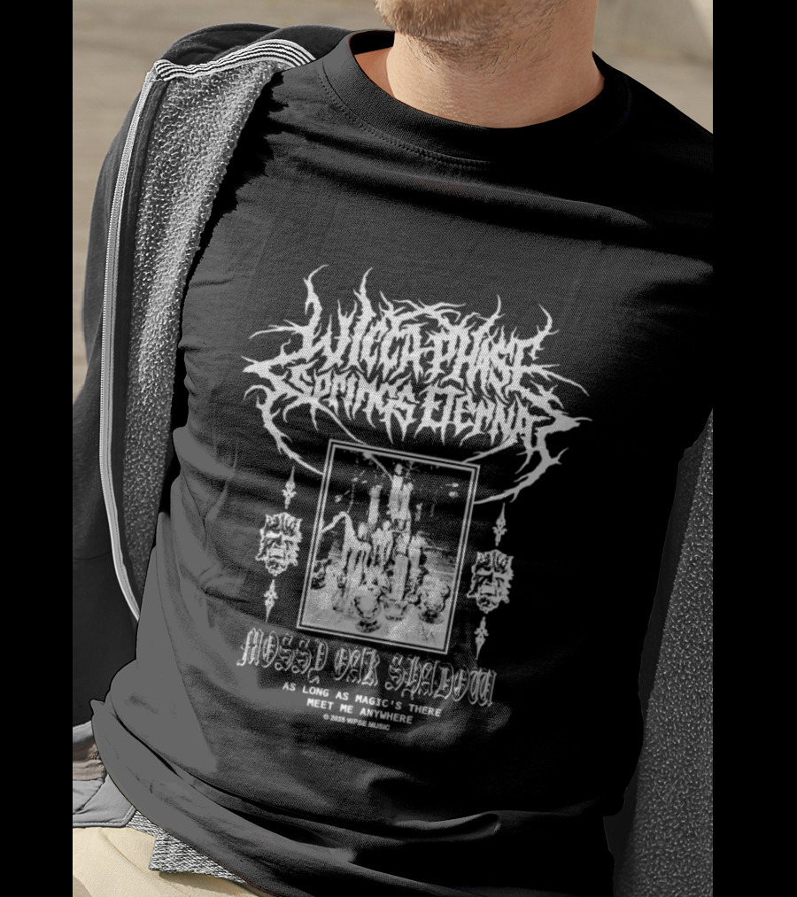 Wicca Phase Springs Eternal Mossy Oak Shadow Magic's There Meet Me Anywhere Altar T-Shirt