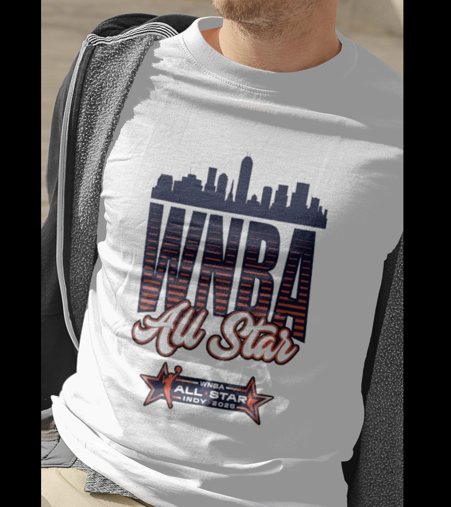 WNBA All Star 2025 Indy Skyline T-Shirt