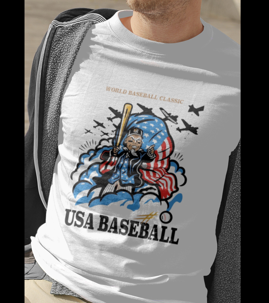 World Baseball Classic USA Baseball 2026 Aaron Judge T-Shirt
