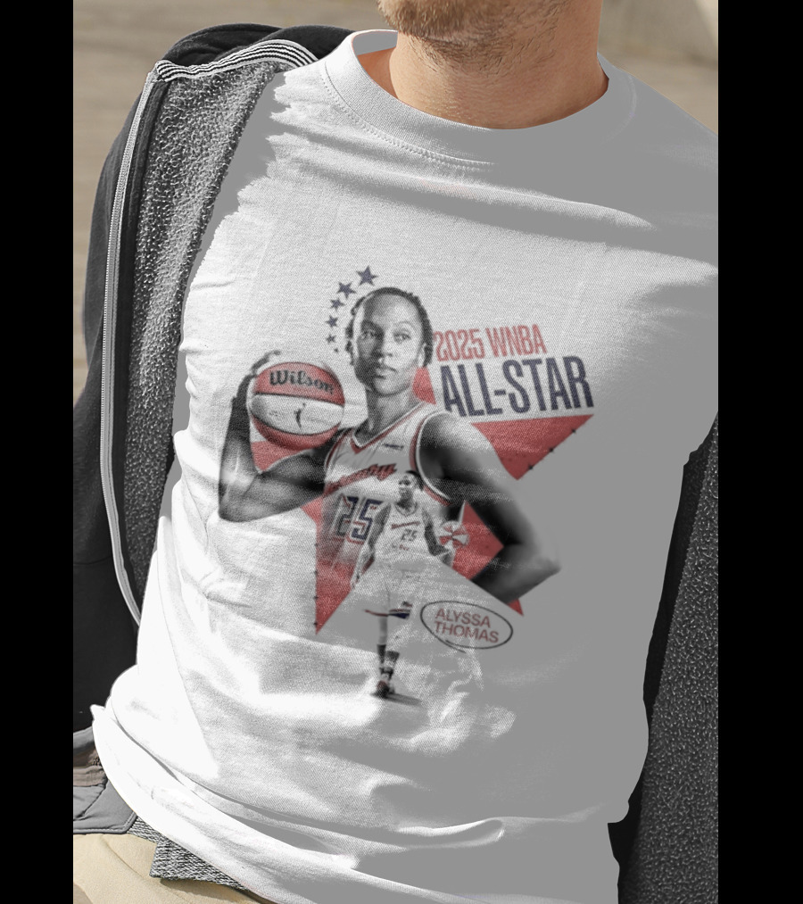 Alyssa Thomas 2025 WNBA All Star Phoenix Mercury T-Shirt