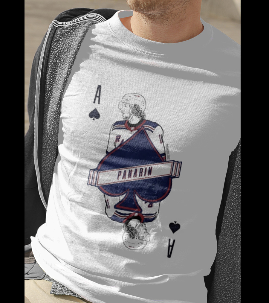 Panarin New York Rangers Playing Card Ace Spades T-Shirt