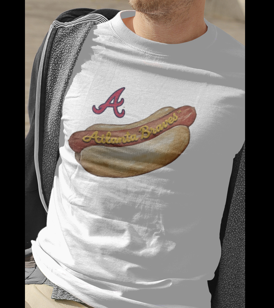 Atlanta Braves Hot Dog A Logo MLB 2026 Season T-Shirt