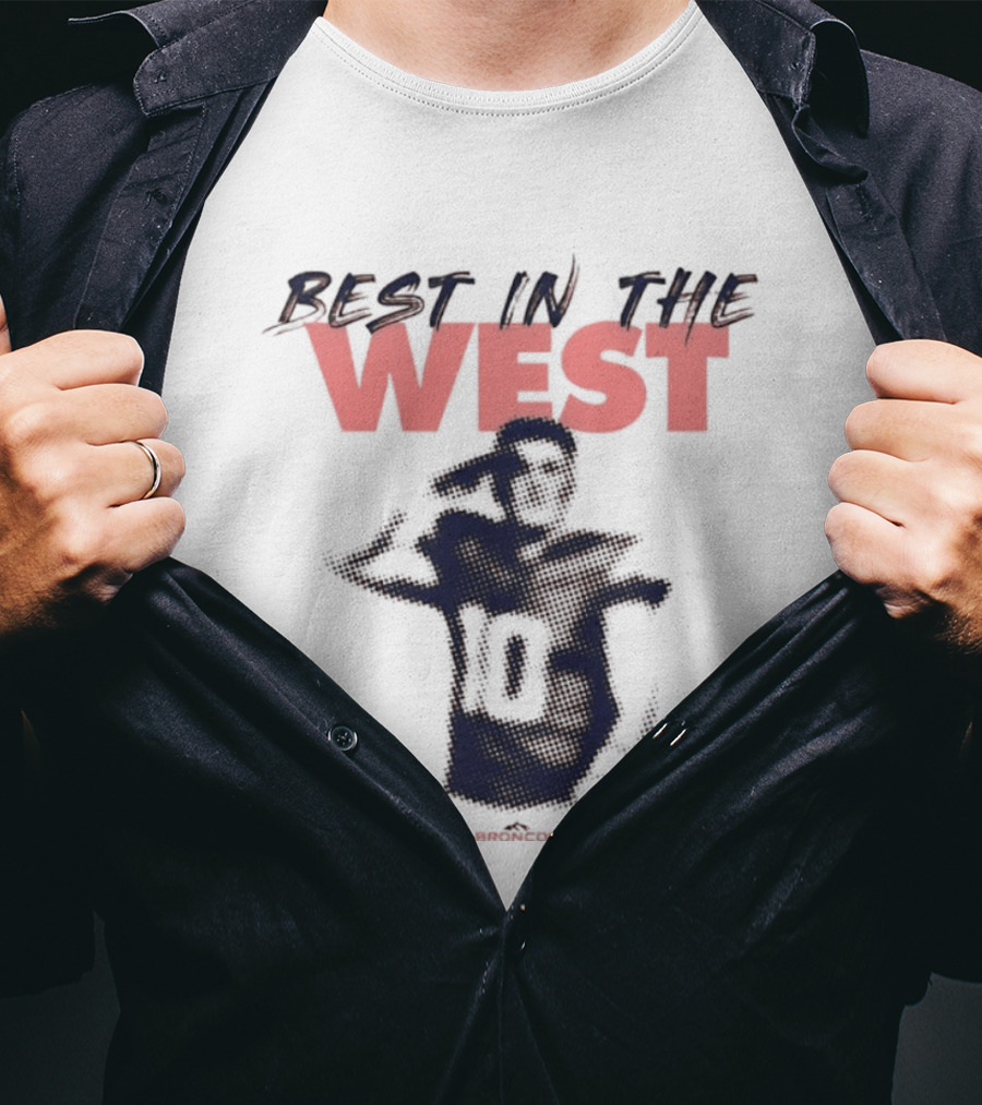 Best In The West Denver Broncos Number 10 Player T-Shirt