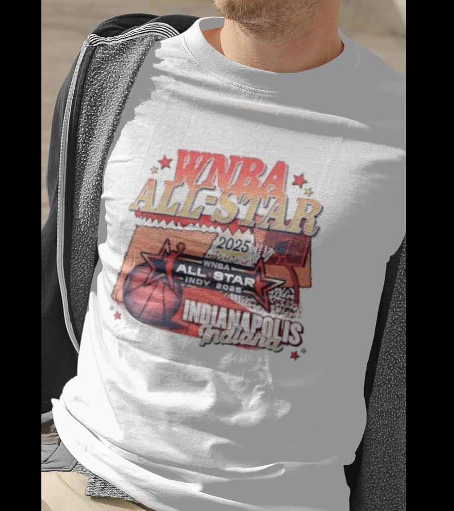 WNBA All Star 2025 Indianapolis Indy Basketball Game Indiana Fever T-Shirt
