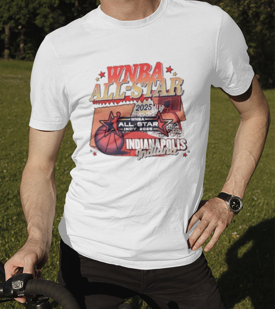 WNBA All Star 2025 Indianapolis Indy Basketball Game Indiana Fever T-Shirt