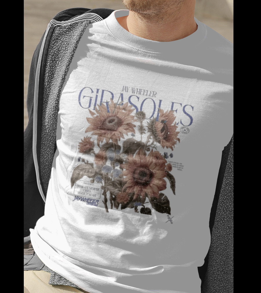 Jay Wheeler Girasoles Sunflowers Botanical T-Shirt