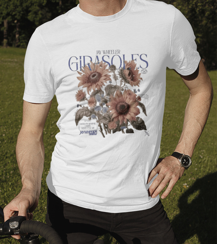 Jay Wheeler Girasoles Sunflowers Botanical T-Shirt