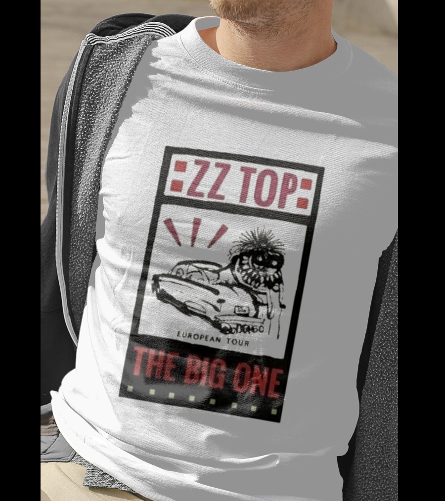 ZZ Top The Big One European Tour Poble Espanyol Barcelona Spain July 19 2026 T-Shirt