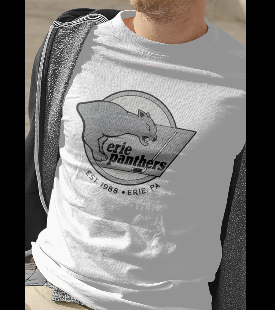 Erie Panthers Hockey Est. 1988 Erie PA Retro Team T-Shirt