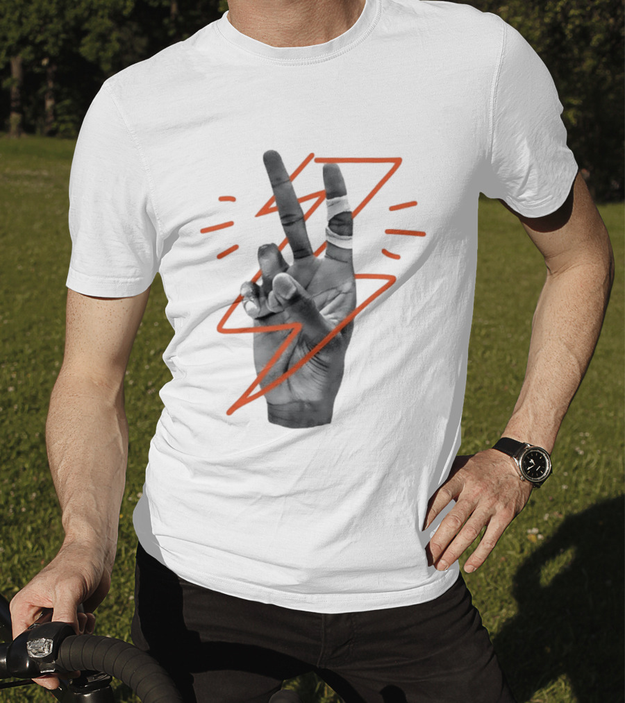 Shai Gilgeous Alexander SGA B2B 2025 26 Kia NBA MVP Hand Gesture T-Shirt
