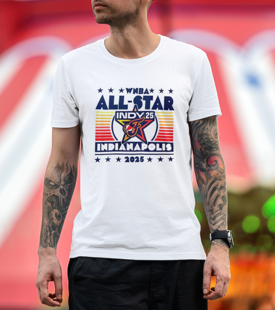 WNBA All Star INDY 2025 Indianapolis Crewneck T-Shirt