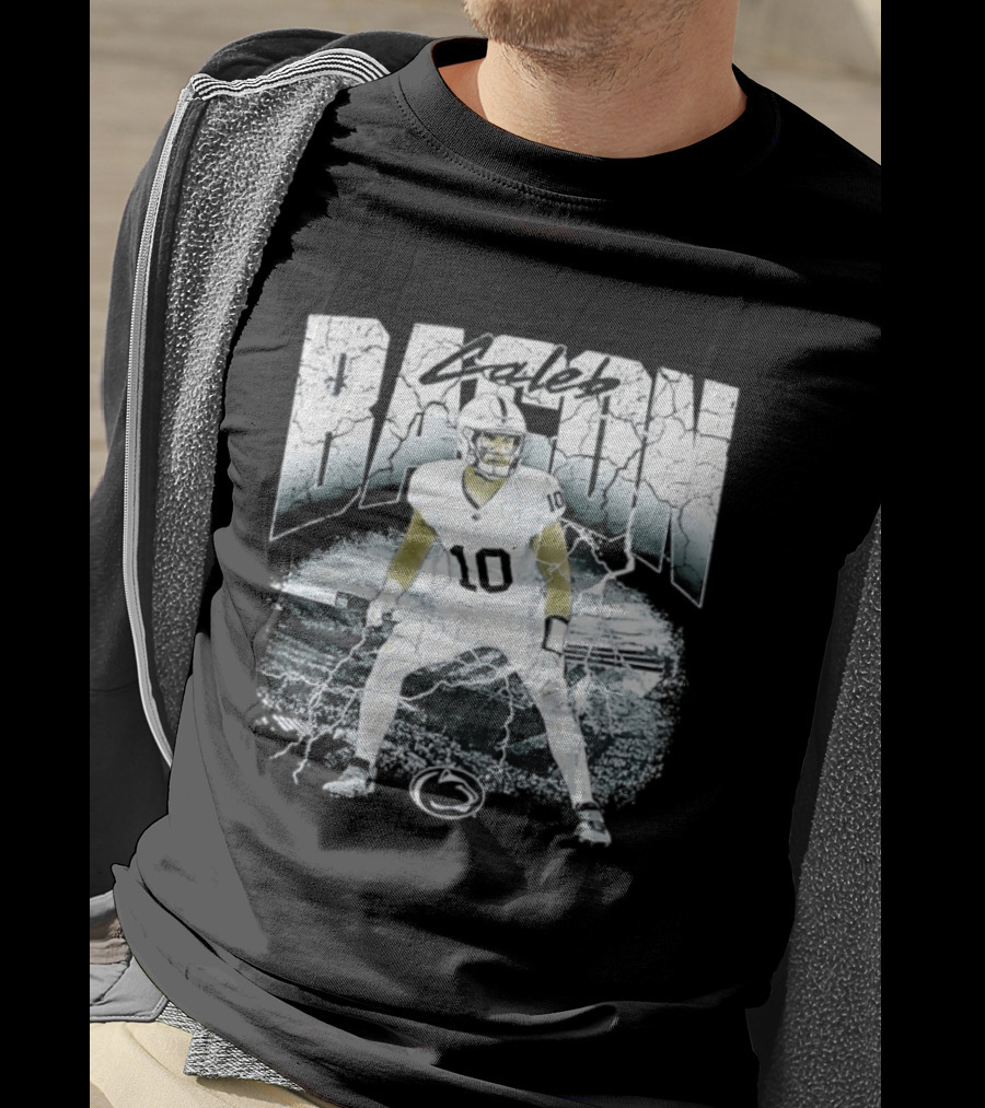 Caleb Bacon 10 Penn State Nittany Lions NCAA Football Player T-Shirt