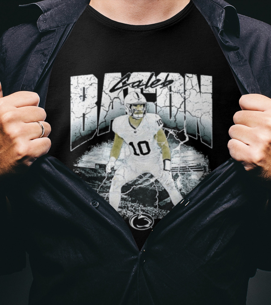 Caleb Bacon 10 Penn State Nittany Lions NCAA Football Player T-Shirt