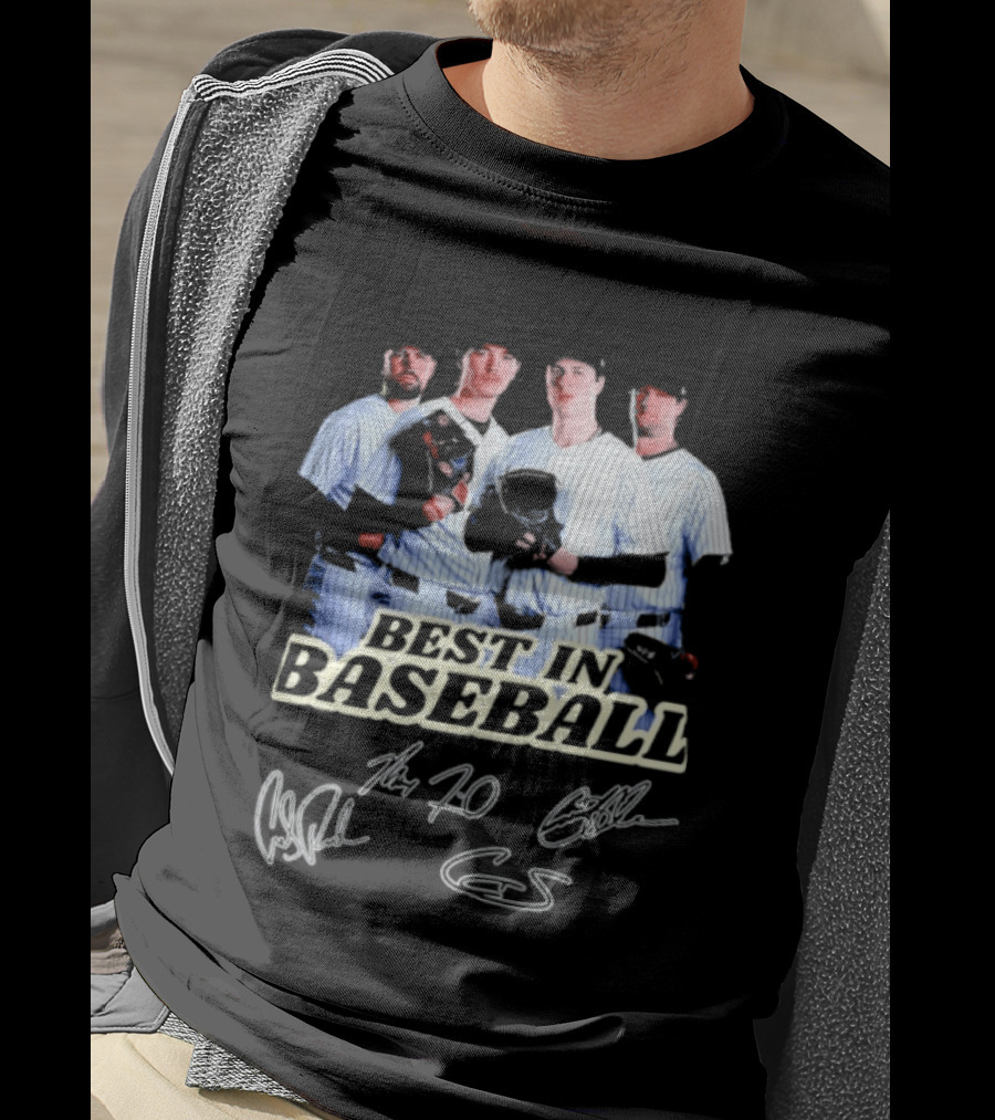 New York Yankees Best In Baseball MLB Team Champions T-Shirt
