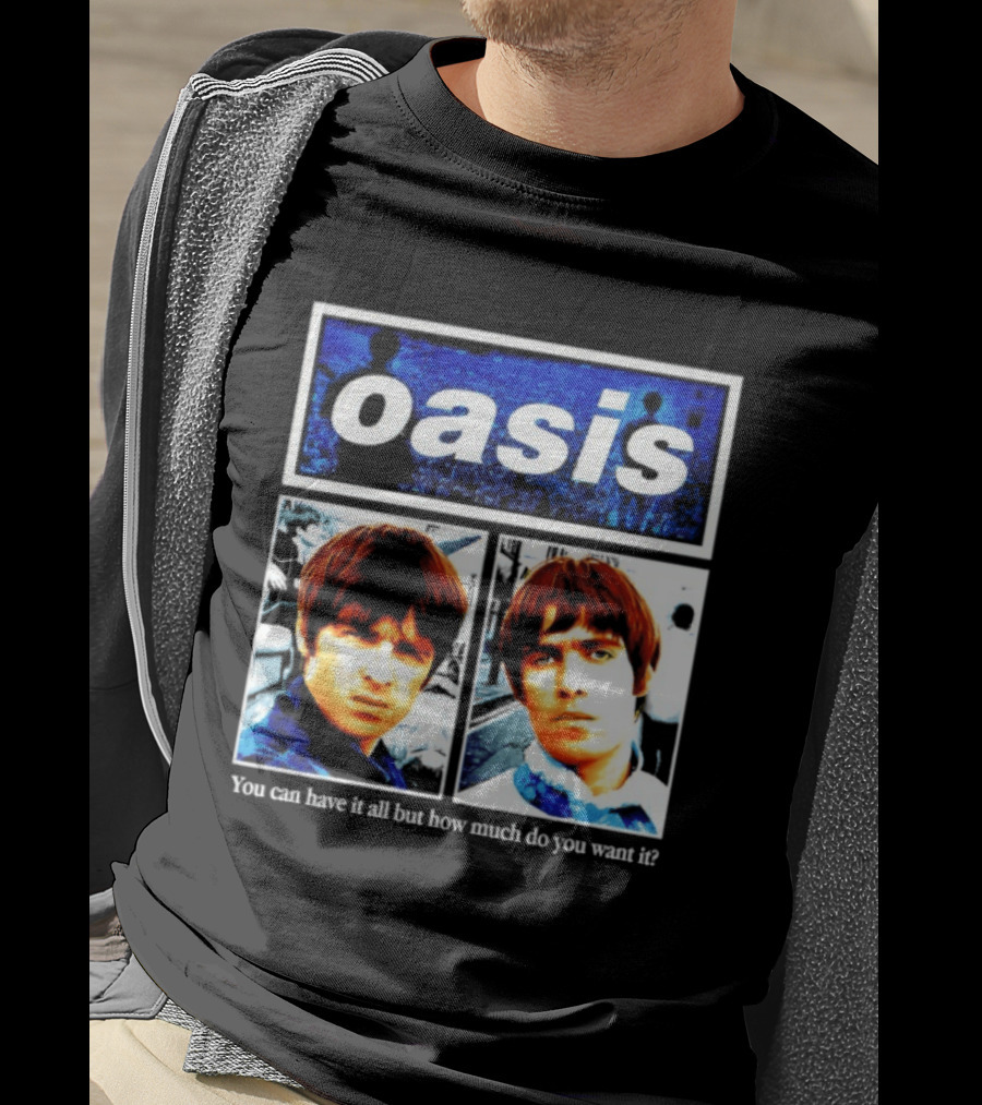 Oasis You Can Have It All But How Much Do You Want It Music Band T-Shirt