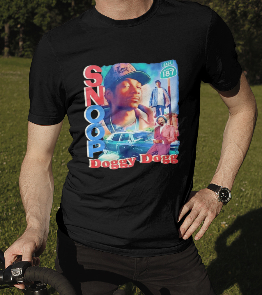 Snoop Doggy Dogg East California 187 Vintage Style Urban Fashion T-Shirt