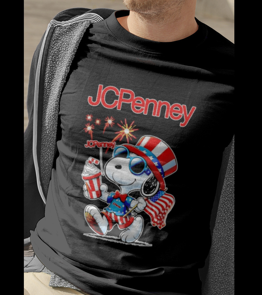 JCPenney Snoopy America 1776 2026 250th Anniversary Celebration T-Shirt