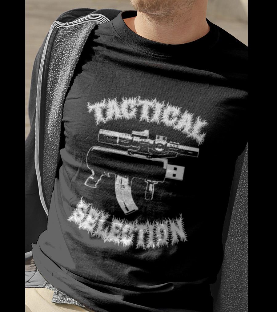 Tactical Selection USB Gun Novelty Concept T-Shirt