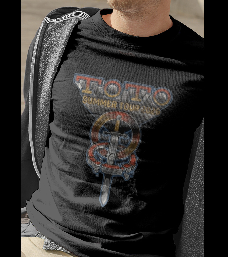 Toto Summer Tour 2026 Sword And Rings T-Shirt