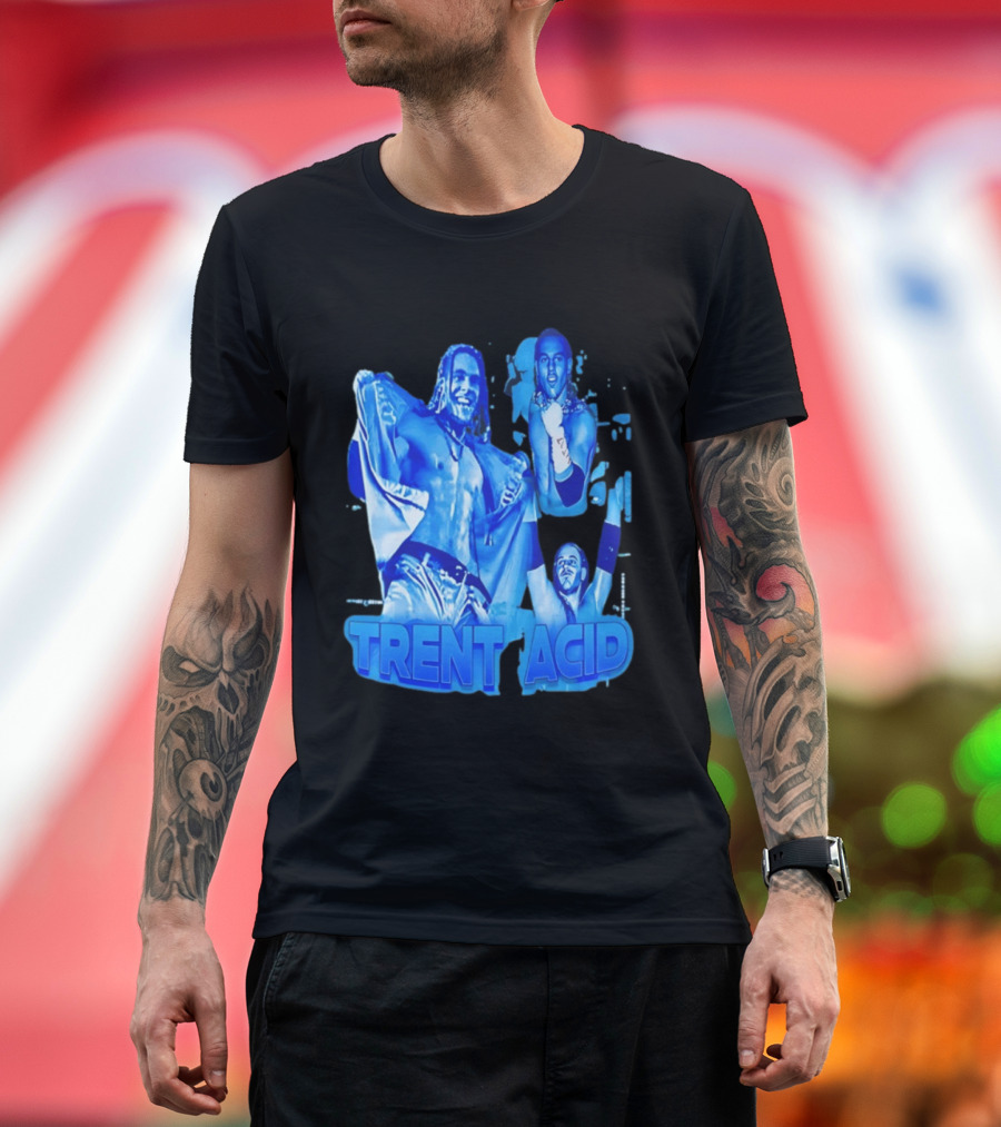 Trent Acid Wrestling Legend Blue Collage без буквы T-Shirt