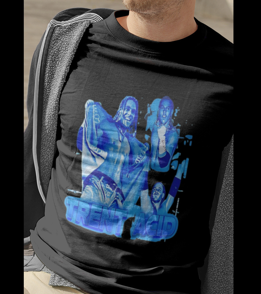 Trent Acid Wrestling Legend Blue Collage без буквы T-Shirt
