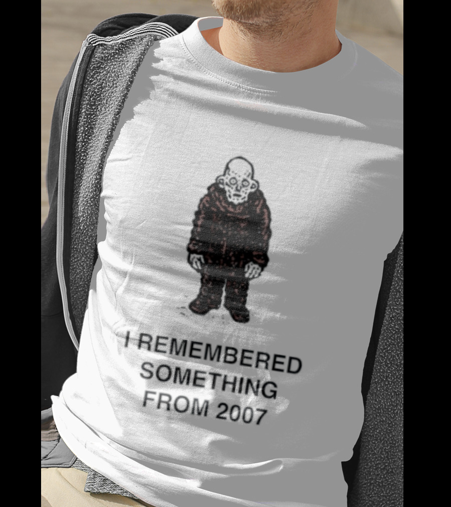 I Remembered Something From 2007 Silhouette Nostalgia T-Shirt