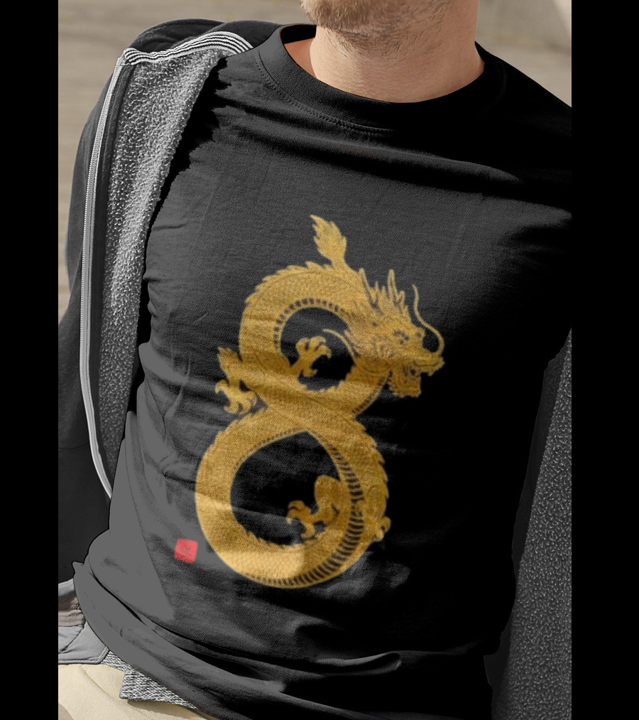 Infinity Dragon Of Fortune Mythical Serpent Symbol Asian Lore T-Shirt