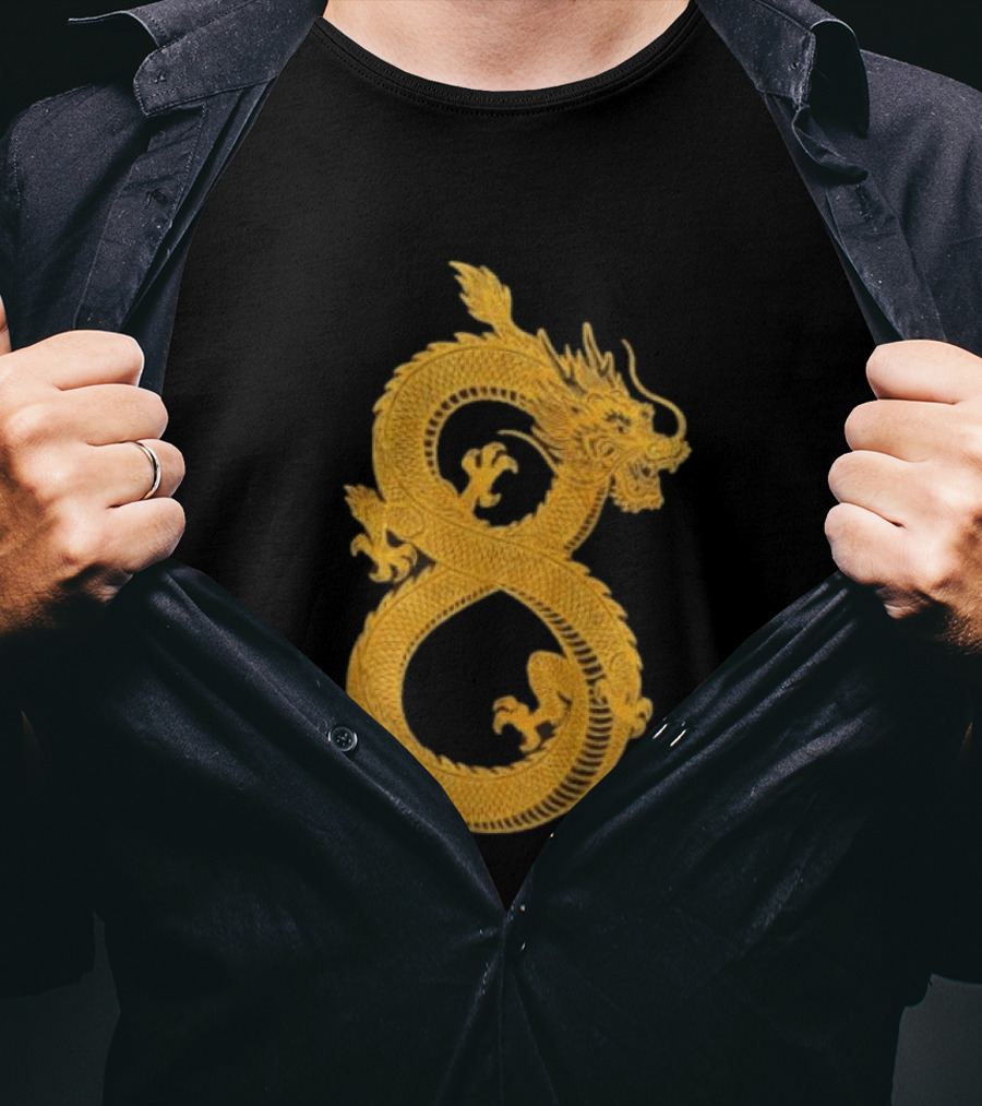 Infinity Dragon Of Fortune Mythical Serpent Symbol Asian Lore T-Shirt