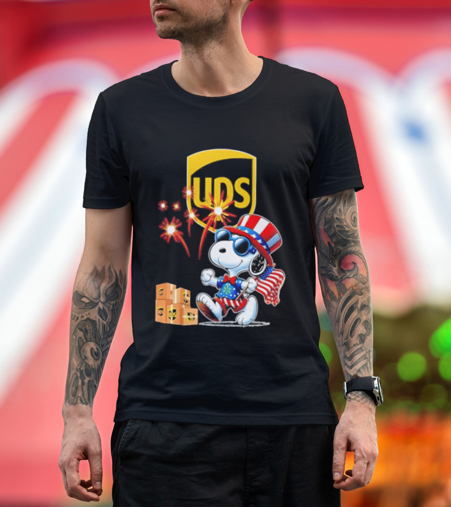 Snoopy UPS 250th Anniversary America 1776 2026 Celebration T-Shirt